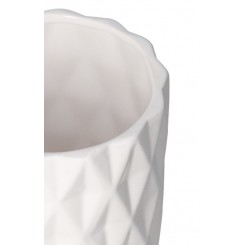 DONICZKA OSŁONKA CERAMICZNA BIAŁA OZDOBA