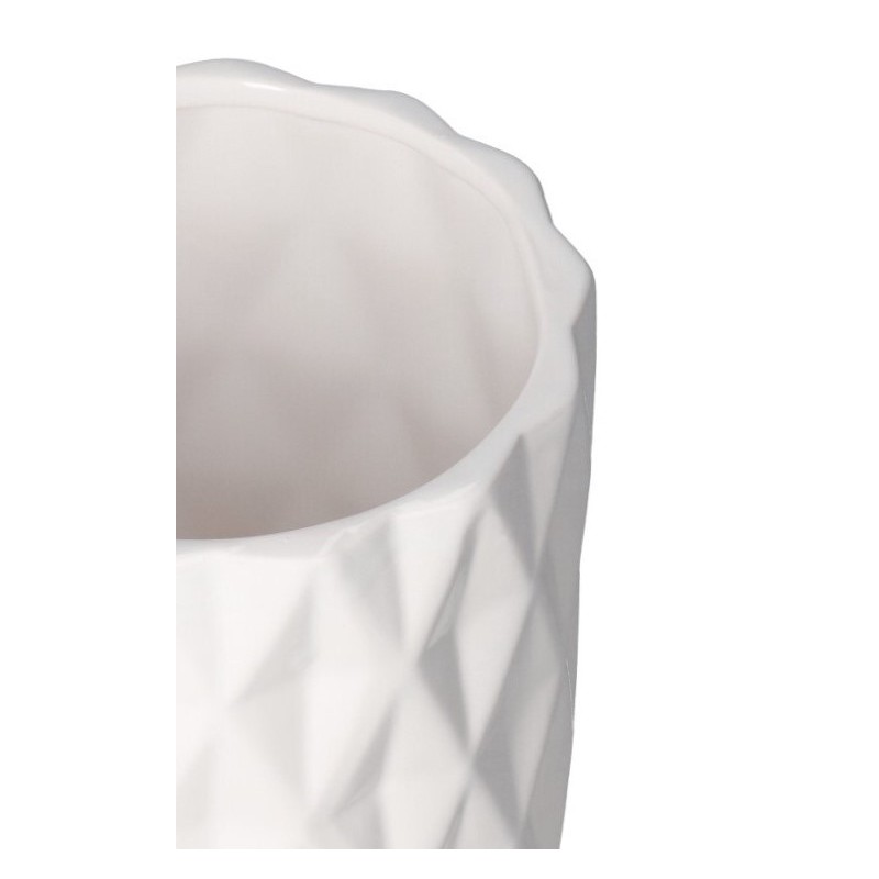 DONICZKA OSŁONKA CERAMICZNA BIAŁA OZDOBA