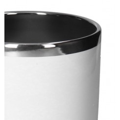 DONICZKA OSŁONKA CERAMICZNA BIAŁA DONICZKI OSŁONKI