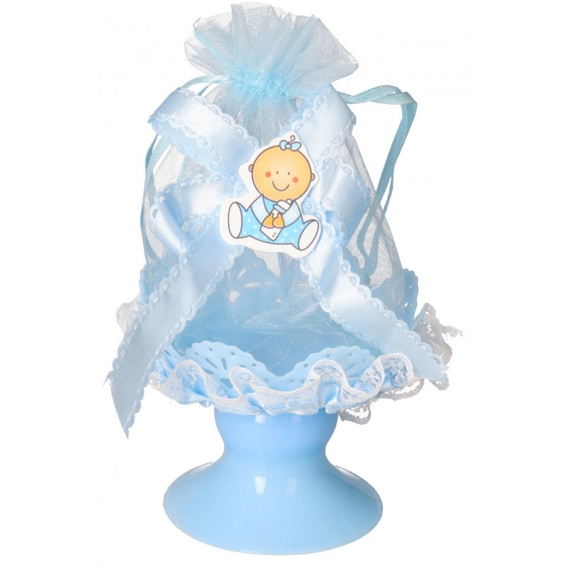 WORECZKI Z ORGANZY NA NÓŻCE 1SZT ROCZEK URODZINY