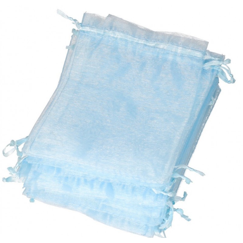 WORECZKI Z ORGANZY 25SZT 7,5X10CM KOMUNIA ŚLUB