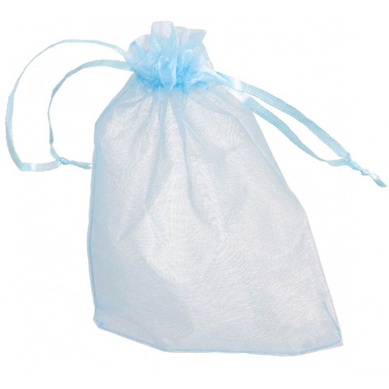 WORECZKI Z ORGANZY 25SZT 7,5X10CM KOMUNIA ŚLUB