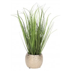 TRAWA W DONICZCE FEJKA SZTUCZNE TRAWY KWIATY 40CM