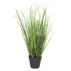 TRAWA W DONICZCE FEJKA SZTUCZNE TRAWY KWIATY 40CM