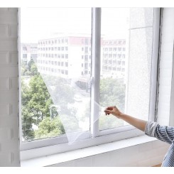 MOSKITIERA SIATKA OKNO OWADY KOMARY 150X200 RZEP