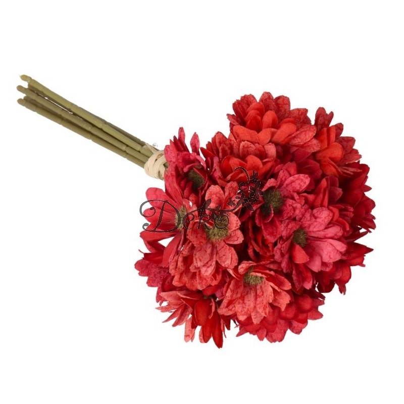 SZTUCZNE KWIATY BUKIET ZŁOCIENI GĘSTY DUŻY