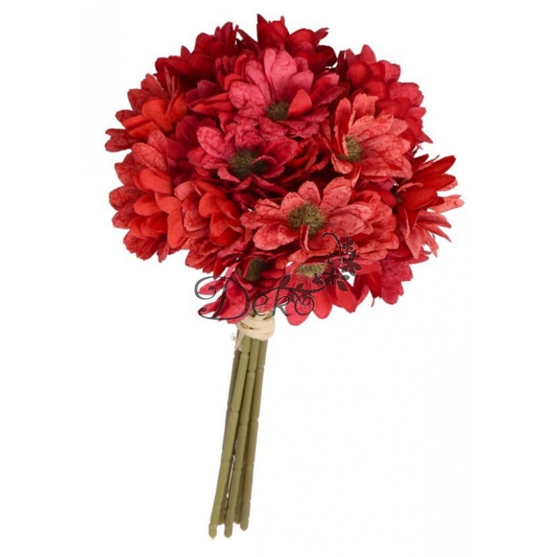 SZTUCZNE KWIATY BUKIET ZŁOCIENI GĘSTY DUŻY