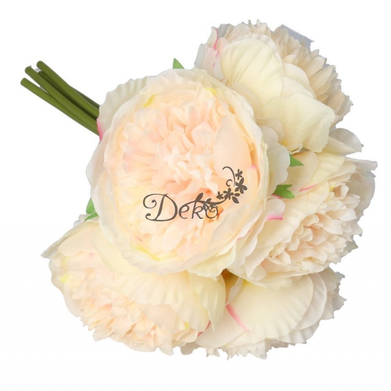 SZTUCZNE KWIATY JAK ŻYWE PEONIA PIWONIA GUMOWANA