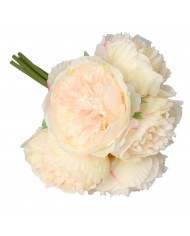 SZTUCZNE KWIATY JAK ŻYWE PEONIA PIWONIA GUMOWANA