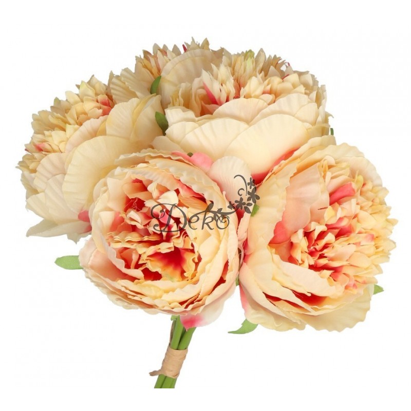 SZTUCZNE KWIATY JAK ŻYWE PEONIA PIWONIA SYLIKONOWA