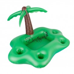 DMUCHANA PODSTAWKA NA NAPOJE KUBEK WYSPA MATERAC