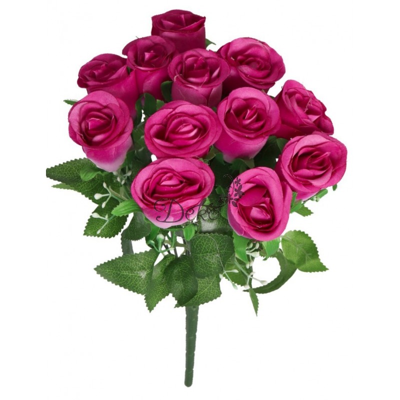 SZTUCZNE KWIATY ROŚLINY RÓŻA RÓŻE BUKIET GĘSTY XXL