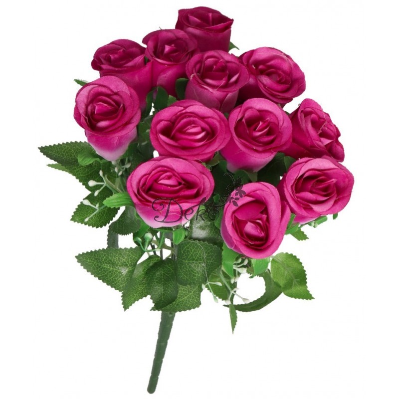 SZTUCZNE KWIATY ROŚLINY RÓŻA RÓŻE BUKIET GĘSTY XXL