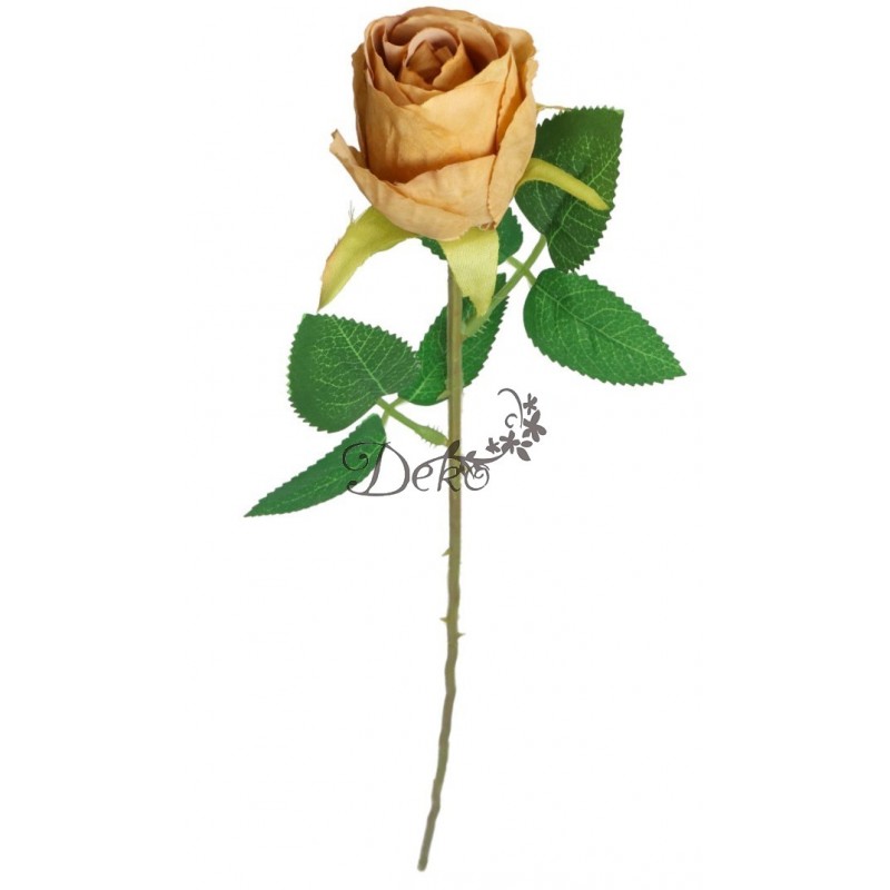 SZTUCZNE KWIATY ROŚLINY RÓŻA POJEDYNCZA 51CM RÓŻE