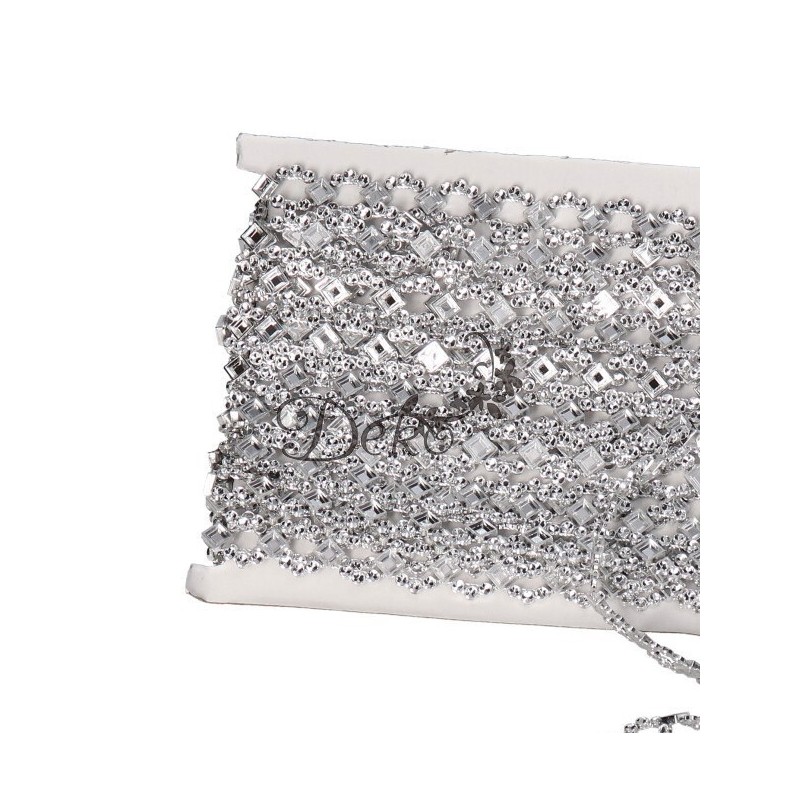 TAŚMA CYRKONIE PAS DIAMENTOWY OZDOBNY 12MM 10YARD