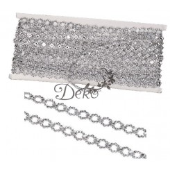 TAŚMA CYRKONIE PAS DIAMENTOWY OZDOBNY 12MM 10YARD