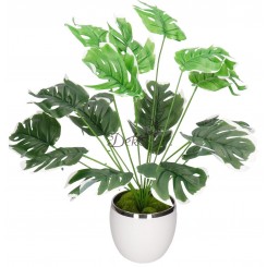 SZTUCZNE KWIATY LIŚCIE MONSTERY MONSTERA BUKIET