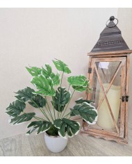 SZTUCZNE KWIATY LIŚCIE MONSTERY MONSTERA BUKIET