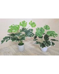 SZTUCZNE KWIATY LIŚCIE MONSTERY MONSTERA BUKIET