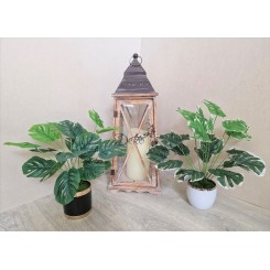 SZTUCZNE KWIATY LIŚCIE MONSTERY MONSTERA BUKIET