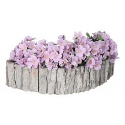 DONICZKA OSŁONKA DREWNIANA SZARA DUŻA KORA KORYTKO 46CM