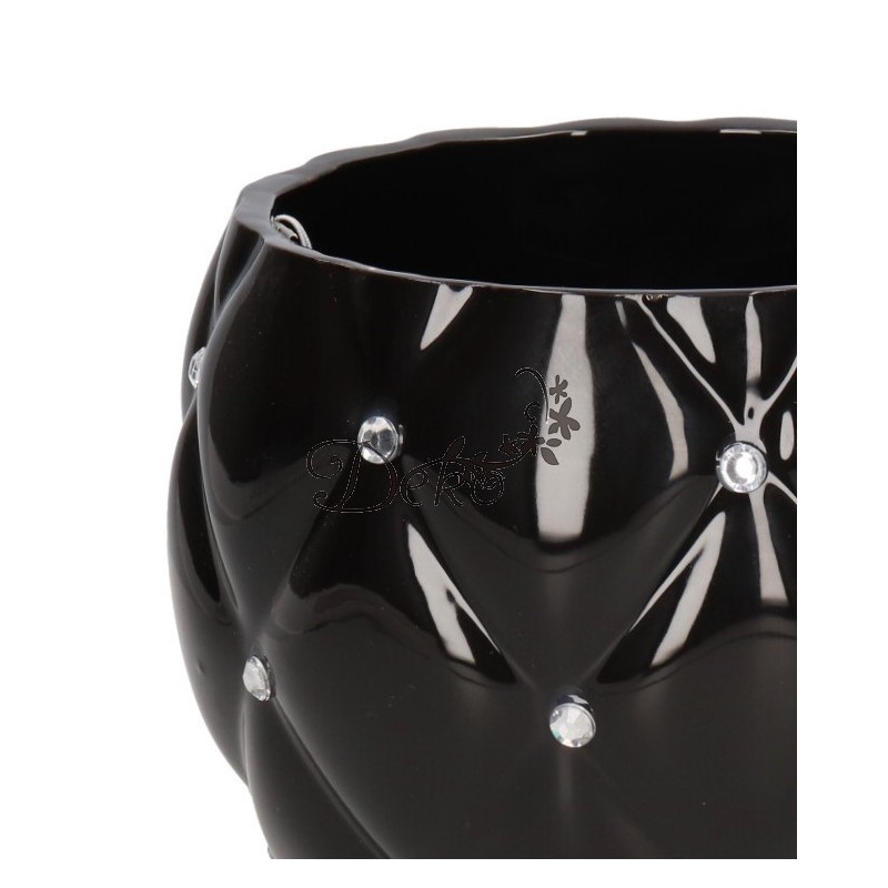 DONICZKA OSŁONKA CERAMICZNA GLAMUR CZARNA