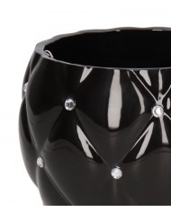 DONICZKA OSŁONKA CERAMICZNA GLAMUR CZARNA