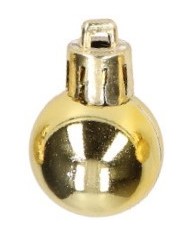 BOMBKI PLASTIKOWE NA CHOINKĘ STROIK 8SZT 2,5CM BOMBKI CHOINKOWE