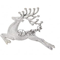 RENIFER ZAWIESZKA BOMBKI NA CHOINKĘ STROIK 2SZT