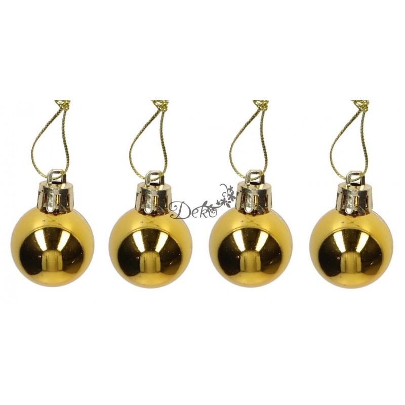 BOMBKI PLASTIKOWE NA CHOINKĘ STROIK 12SZT 3CM