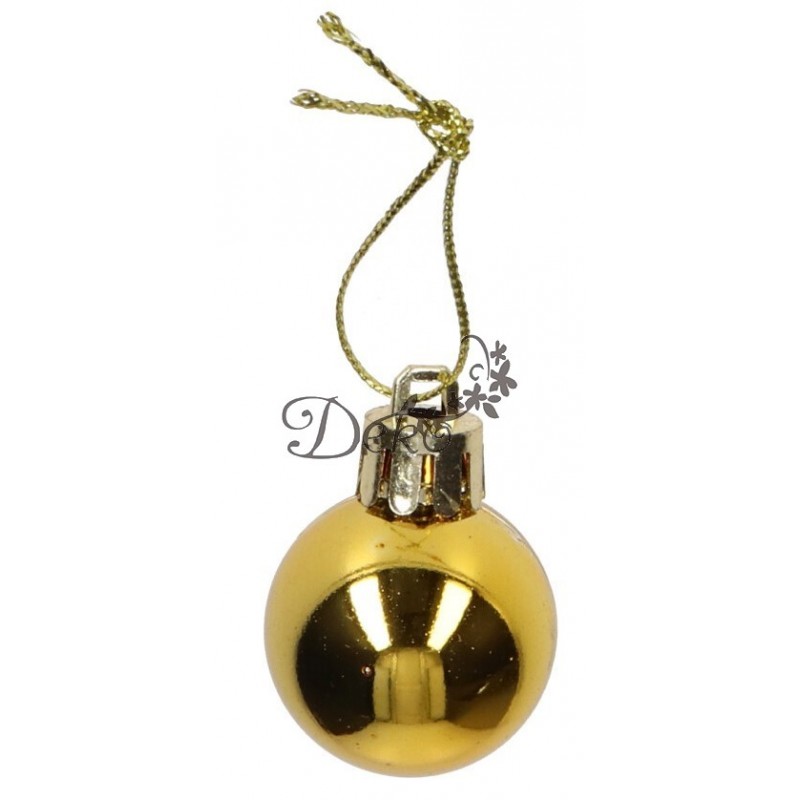 BOMBKI PLASTIKOWE NA CHOINKĘ STROIK 12SZT 3CM