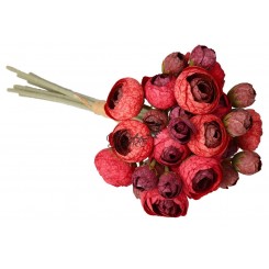 SZTUCZNE KWIATY PEŁNIK JASKRY PEONIA PIWONIA 36SZT