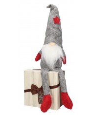 Skrzat Krasnal Świąteczny Duży Gnom Wysoki 36-44 cm XXL