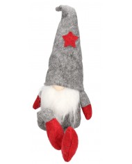 Skrzat Krasnal Świąteczny Duży Gnom Wysoki 36-44 cm XXL