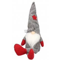 Skrzat Krasnal Świąteczny Duży Gnom Wysoki 36-44 cm XXL