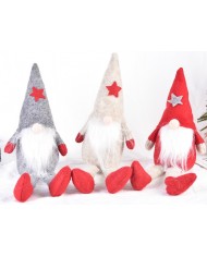 Skrzat Krasnal Świąteczny Duży Gnom Wysoki 36-44 cm XXL