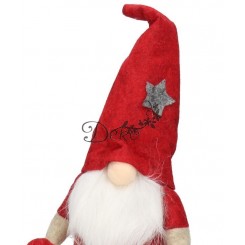 Skrzat Krasnal Świąteczny Duży Gnom Wysoki 36-44 cm XXL