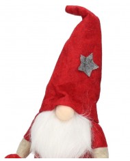 Skrzat Krasnal Świąteczny Duży Gnom Wysoki 36-44 cm XXL