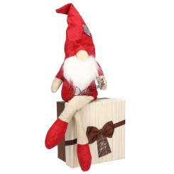 Skrzat Krasnal Świąteczny Duży Gnom Wysoki 36-44 cm XXL