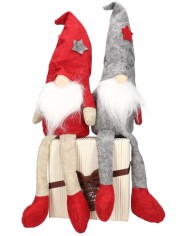 Skrzat Krasnal Świąteczny Duży Gnom Wysoki 36-44 cm XXL