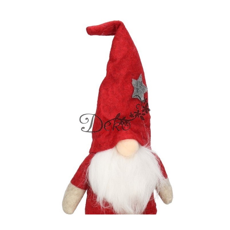 Skrzat Krasnal Świąteczny Duży Gnom Wysoki 36-44 cm XXL