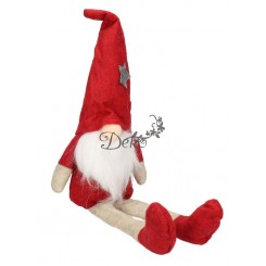 Skrzat Krasnal Świąteczny Duży Gnom Wysoki 36-44 cm XXL