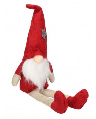 Skrzat Krasnal Świąteczny Duży Gnom Wysoki 36-44 cm XXL