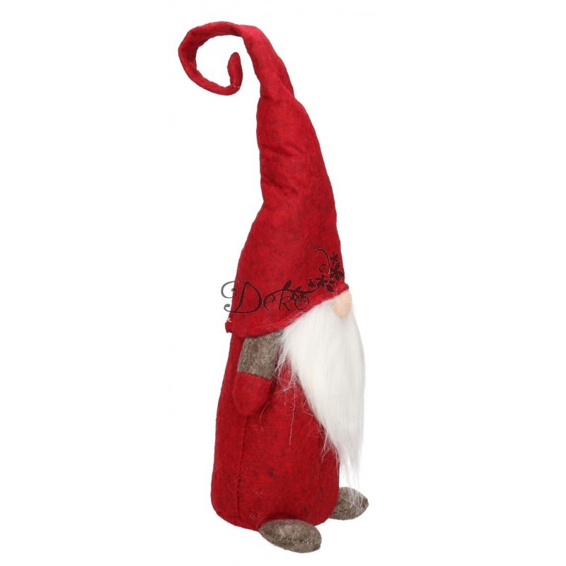 SKRZAT KRASNAL MIKOŁAJ GNOM ŚWIĄTECZNY DUŻY 45CM