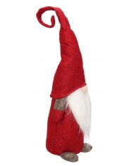 SKRZAT KRASNAL MIKOŁAJ GNOM ŚWIĄTECZNY DUŻY 45CM