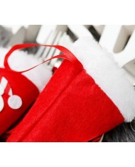 CZAPKA POKROWIEC NA SZTUĆCE OZDOBA STÓŁ ŚWIĘTA