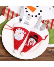 CZAPKA POKROWIEC NA SZTUĆCE OZDOBA STÓŁ ŚWIĘTA