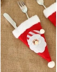 CZAPKA POKROWIEC NA SZTUĆCE OZDOBA STÓŁ ŚWIĘTA