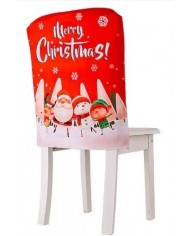 POKROWIEC NA KRZESŁO OZDOBA ŚWIĄTECZNA MIKOŁAJ