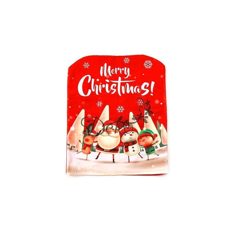 POKROWIEC NA KRZESŁO OZDOBA ŚWIĄTECZNA MIKOŁAJ